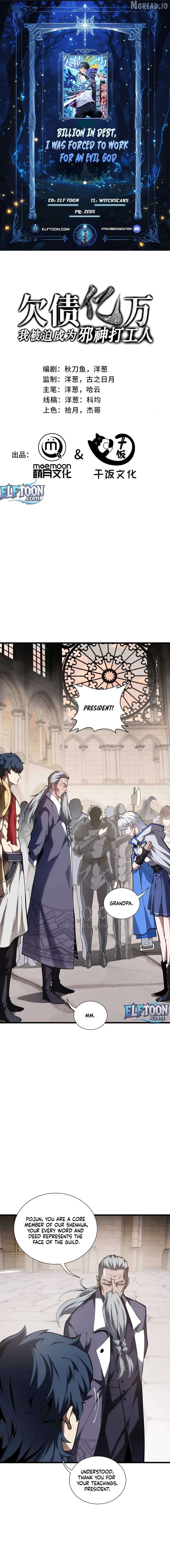Read I Owe A Billion Dollars And I am Forced to Become A Worker For An Evil God EN Manga Online