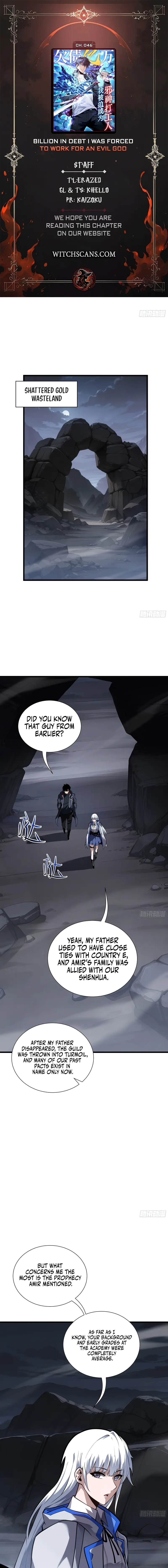 Read I Owe A Billion Dollars And I am Forced to Become A Worker For An Evil God EN Manga Online