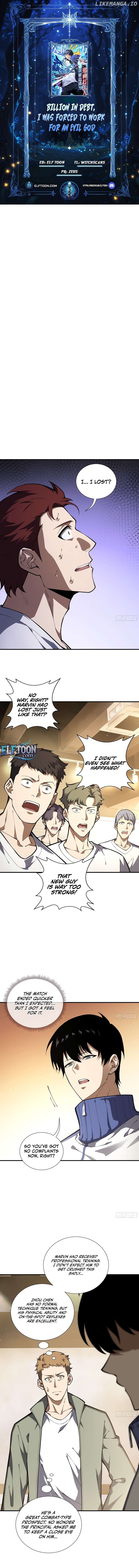 Read I Owe A Billion Dollars And I am Forced to Become A Worker For An Evil God EN Manga Online