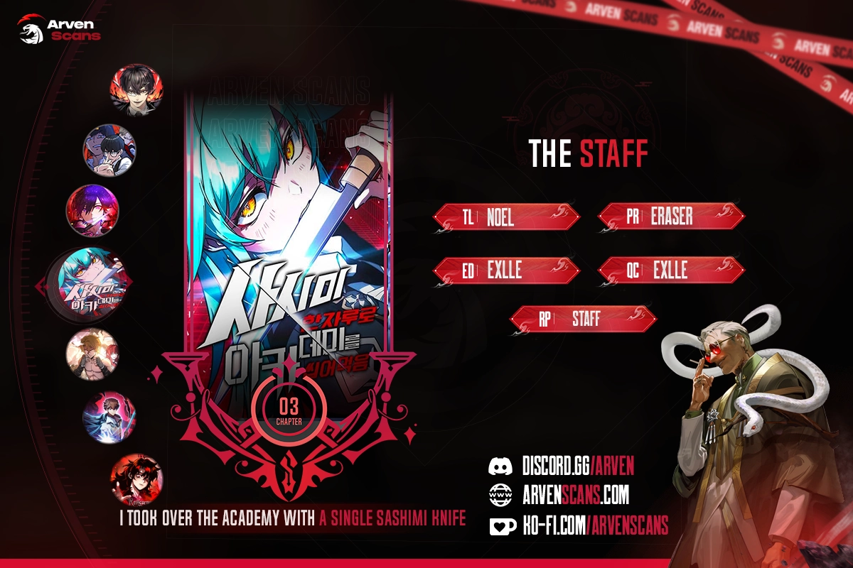 Read I Took over The Academy With a Single Sashimi Knife EN Manga Online