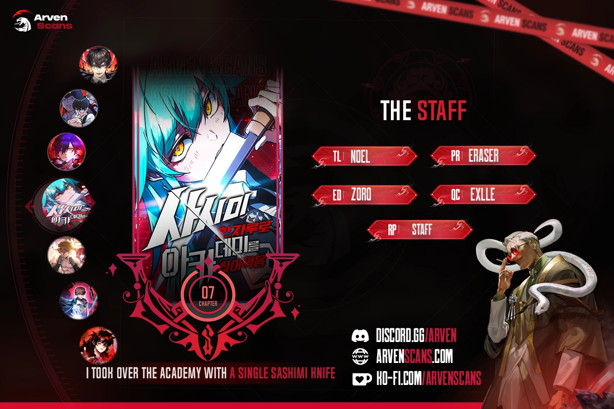 Read I Took over The Academy With a Single Sashimi Knife EN Manga Online