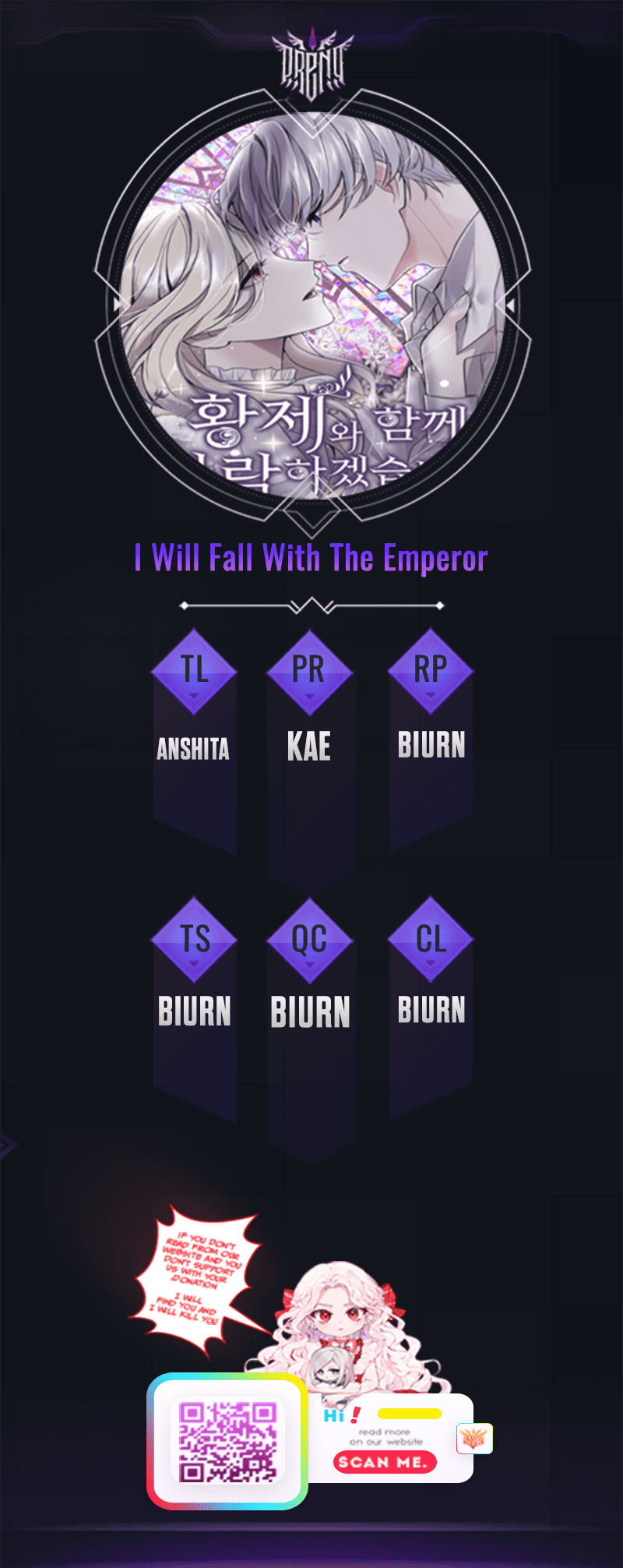 Read I Will Fall With the Emperor EN Manga Online