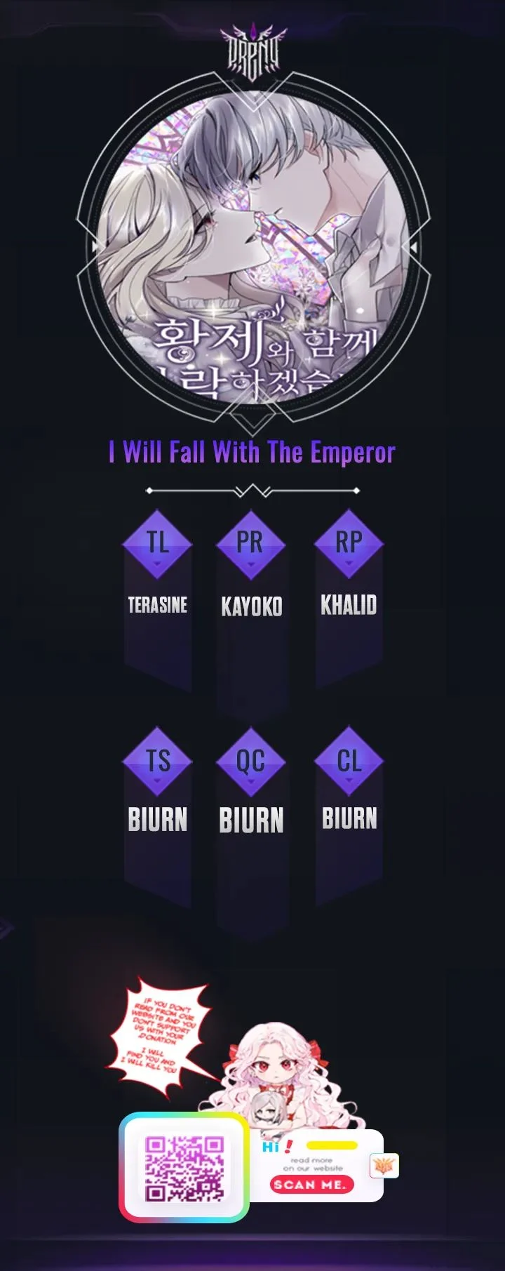 Read I Will Fall With the Emperor EN Manga Online