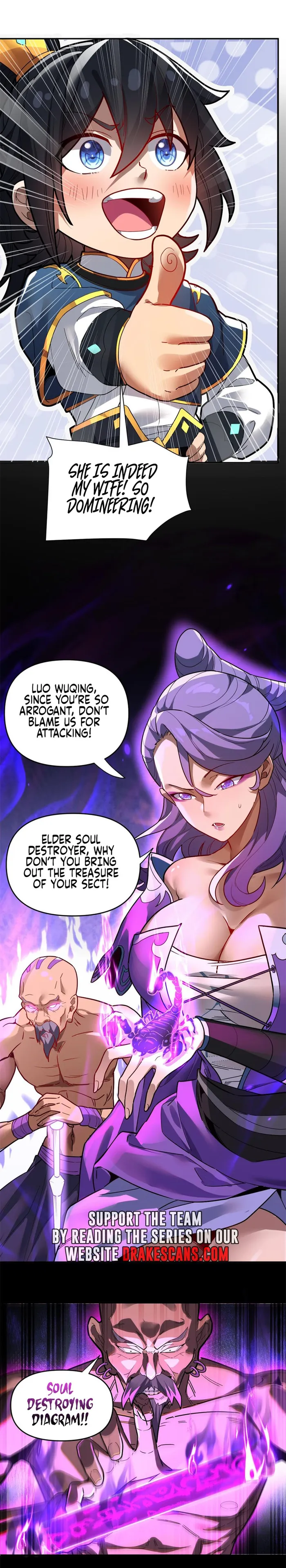 Read Invincible After Shocking My Empress Wife EN Manga Online