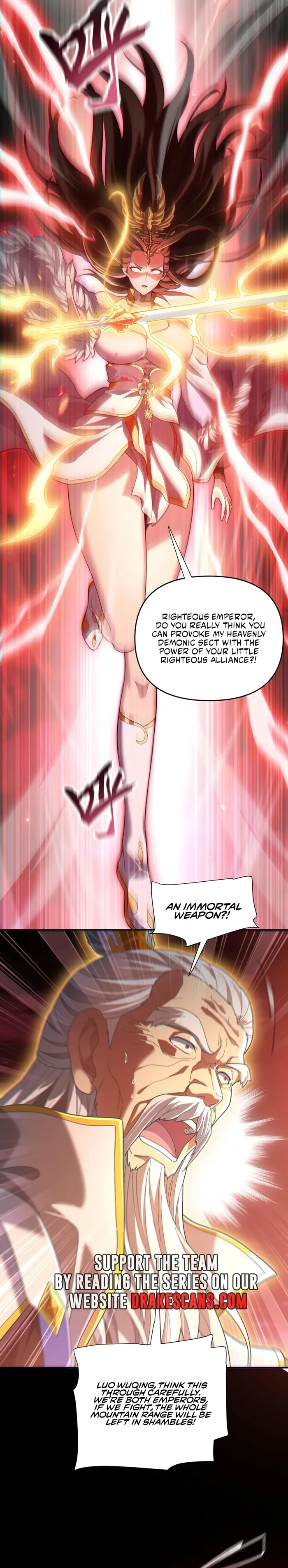 Read Invincible After Shocking My Empress Wife EN Manga Online