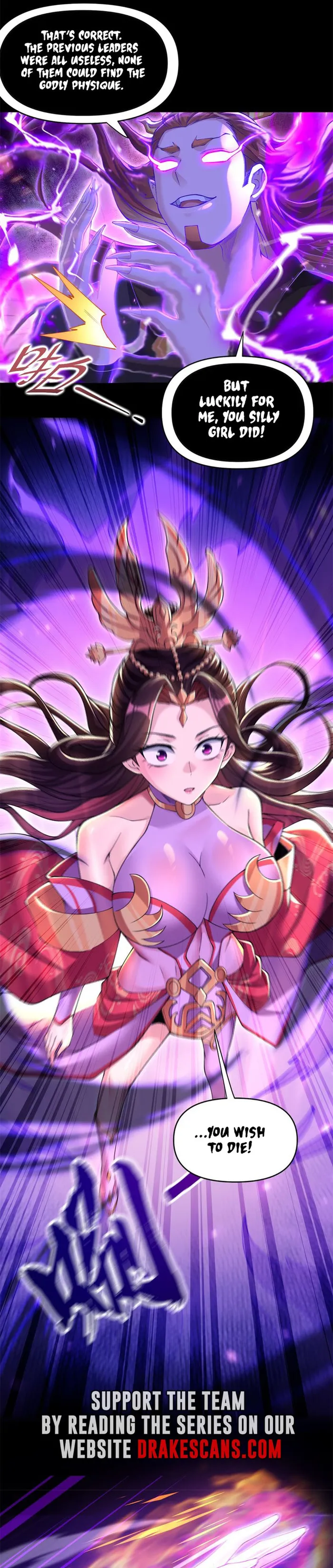 Read Invincible After Shocking My Empress Wife EN Manga Online