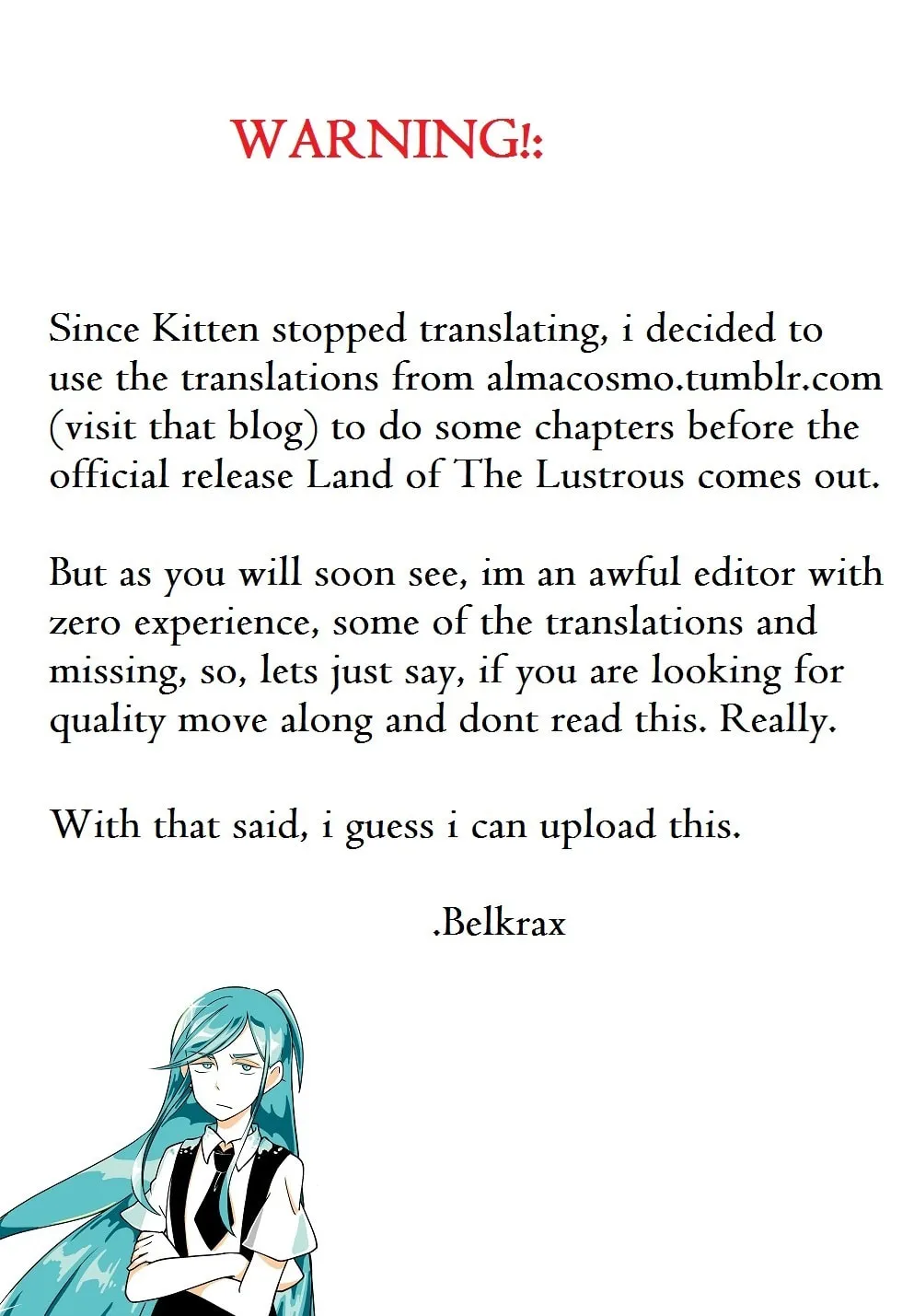 Read Land of the Lustrous EN Manga Online
