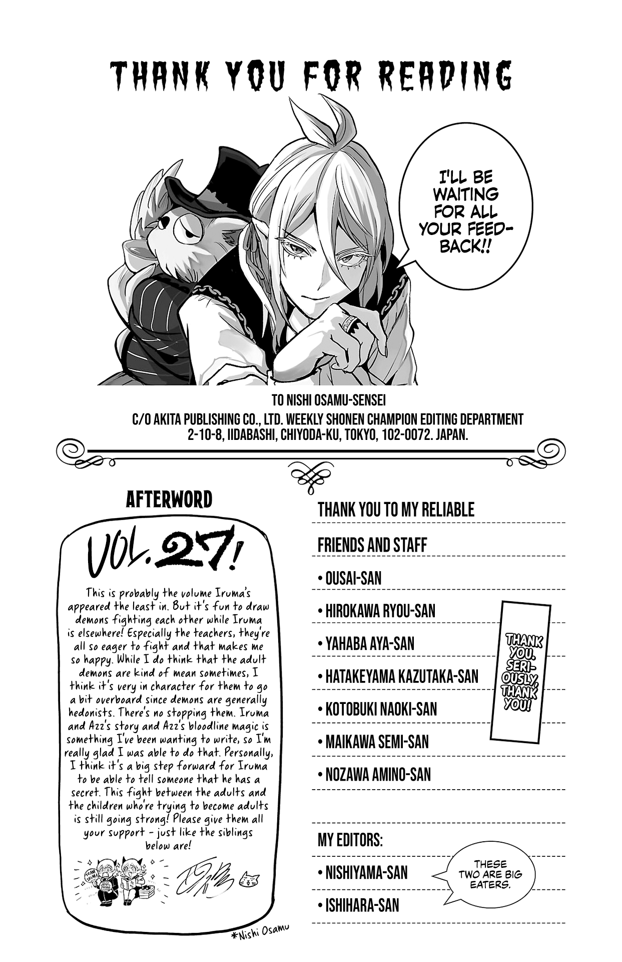 Read Mairimashita Iruma kun EN Manga Online