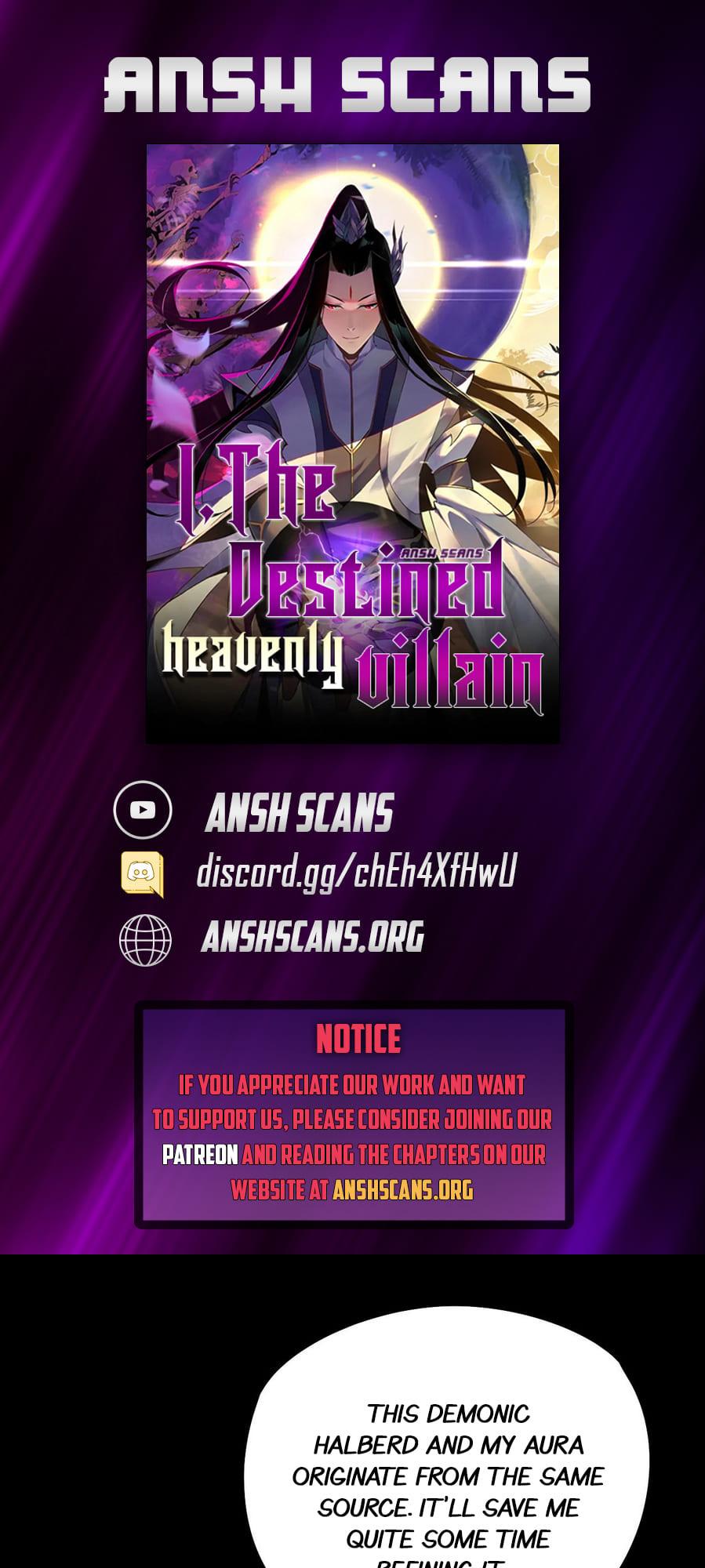 Read Me The Heavenly Destined Villain EN Manga Online