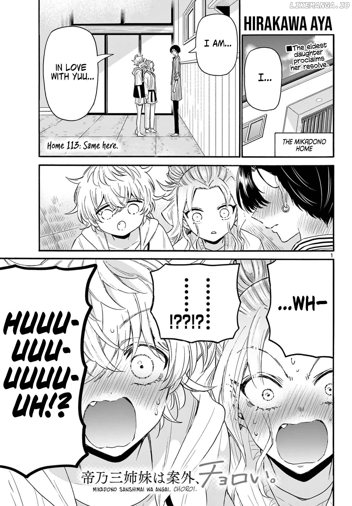 Read Mikadono Sanshimai Wa Angai Choroi EN Manga Online