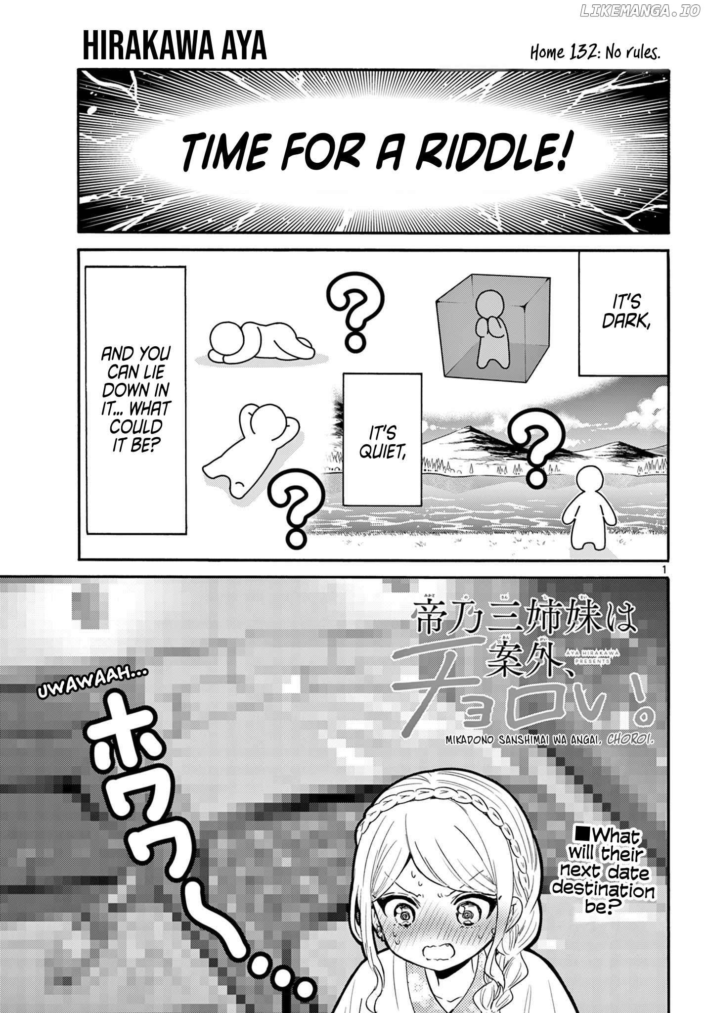 Read Mikadono Sanshimai Wa Angai Choroi EN Manga Online