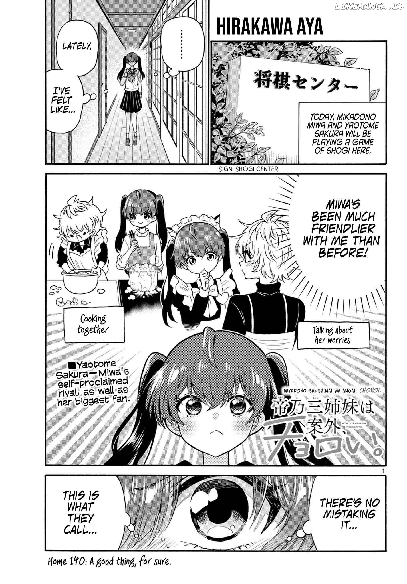 Read Mikadono Sanshimai Wa Angai Choroi EN Manga Online
