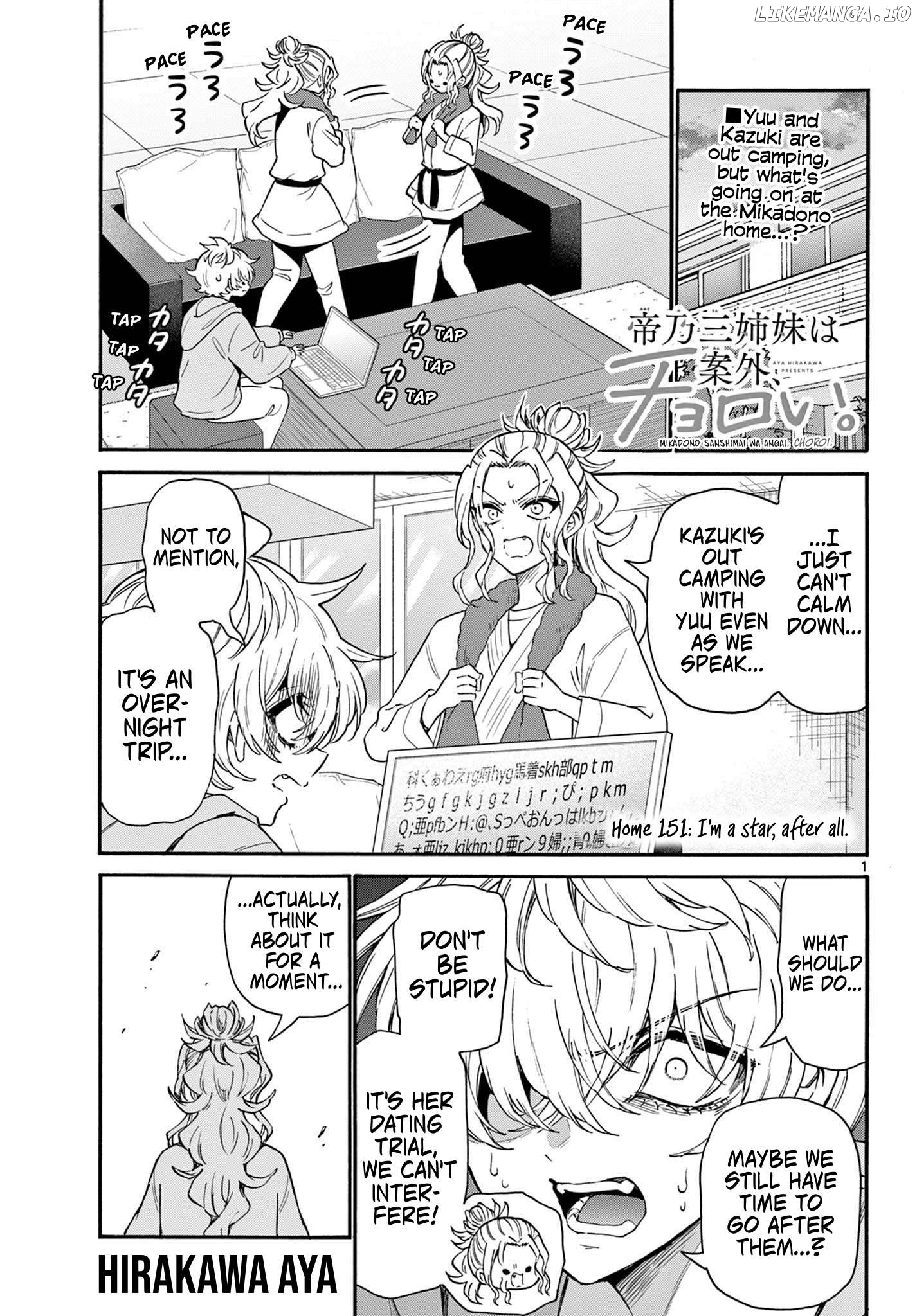 Read Mikadono Sanshimai Wa Angai Choroi EN Manga Online