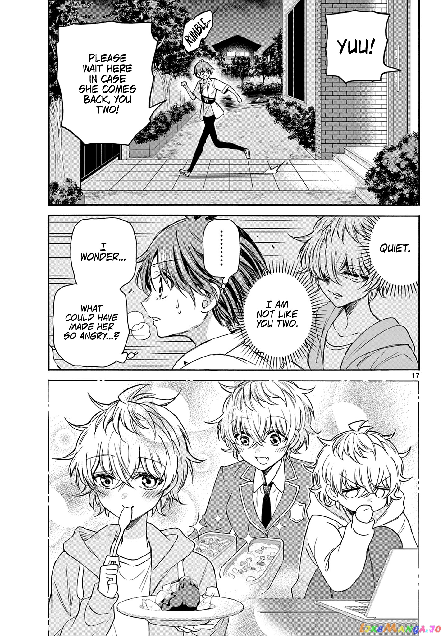 Read Mikadono Sanshimai Wa Angai Choroi EN Manga Online