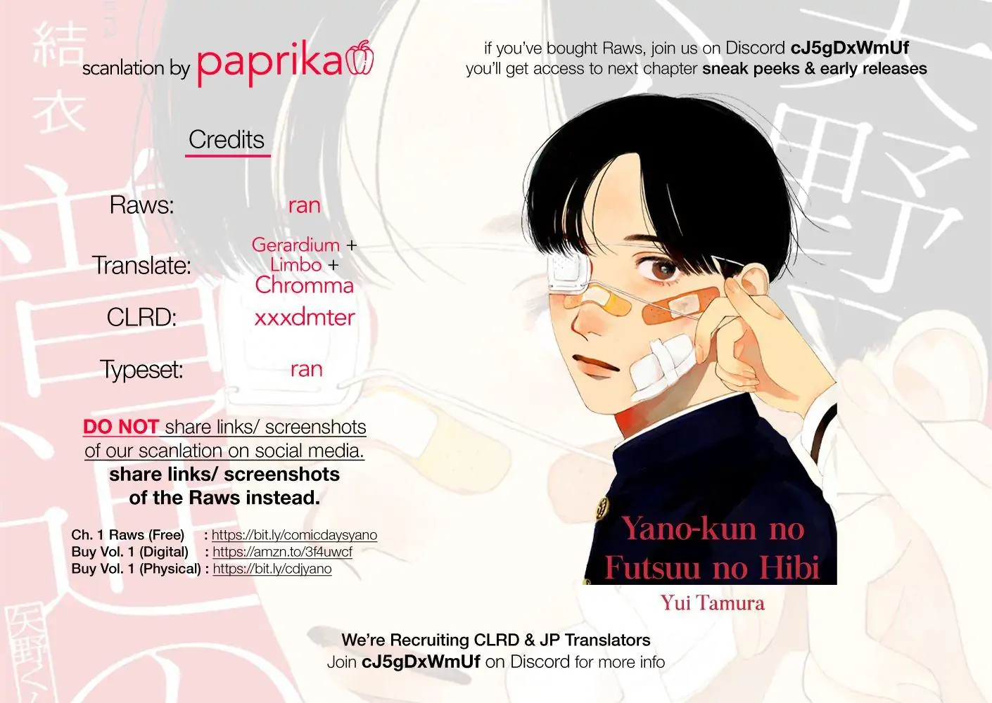 Read Mr Yano's Ordinary Days EN Manga Online