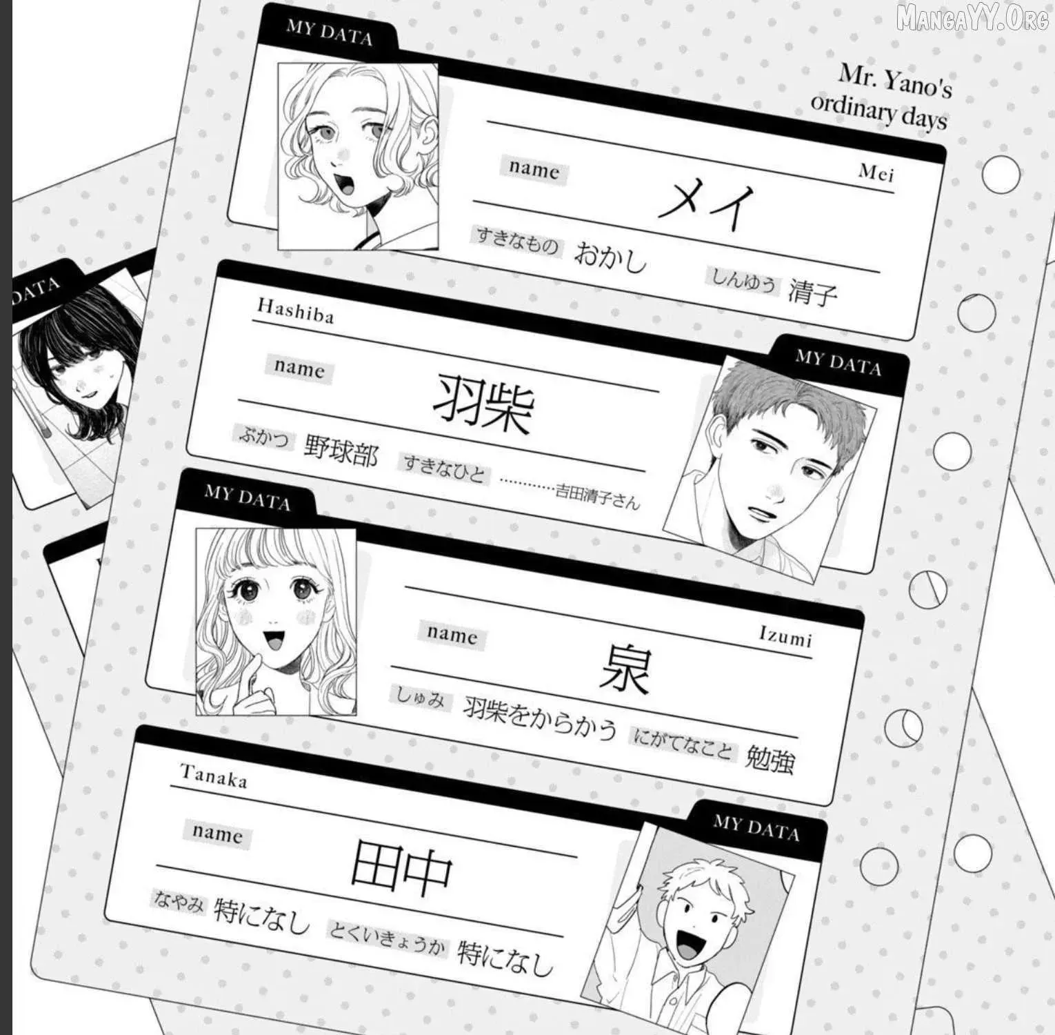 Read Mr Yano's Ordinary Days EN Manga Online