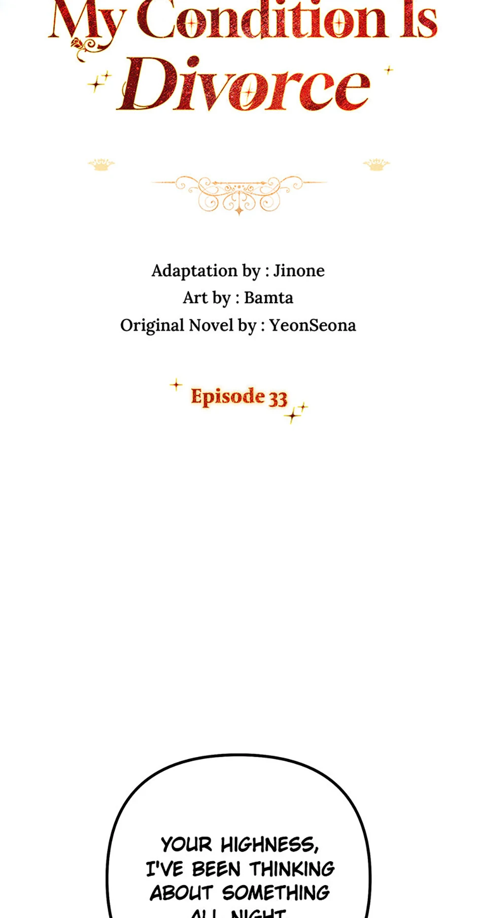 Read My Condition Is Divorce EN Manga Online