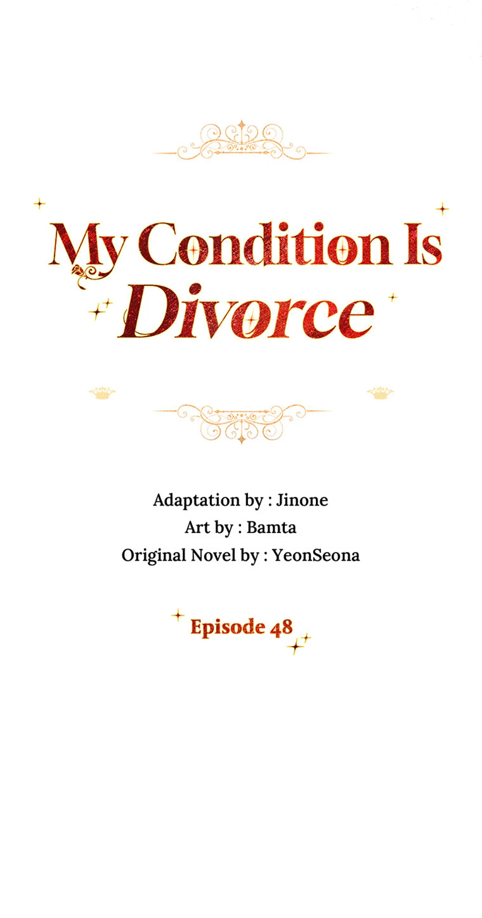 Read My Condition Is Divorce EN Manga Online