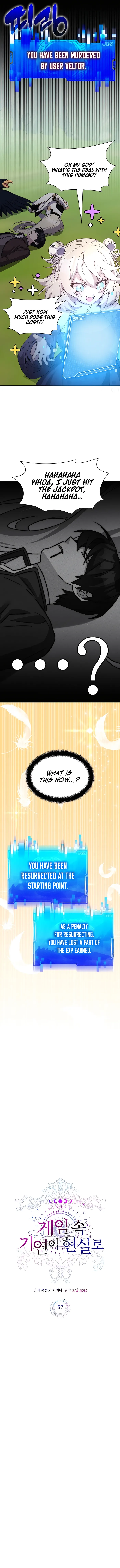 Read My Lucky Encounter From The Game Turned Into Reality EN Manga Online