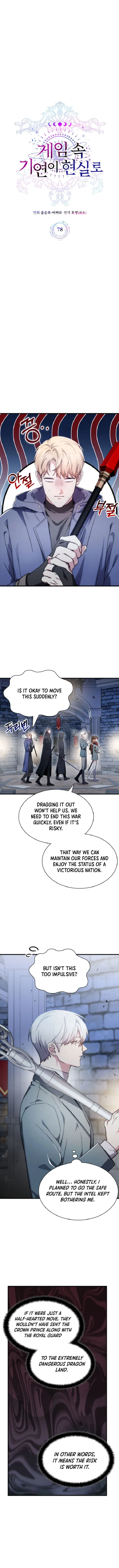 Read My Lucky Encounter From The Game Turned Into Reality EN Manga Online