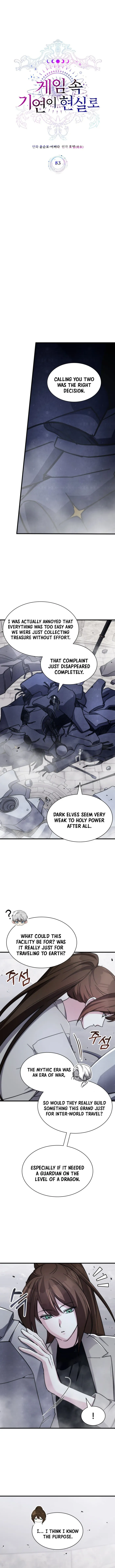 Read My Lucky Encounter From The Game Turned Into Reality EN Manga Online