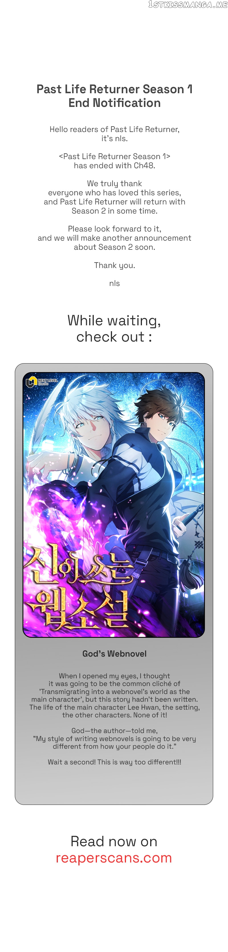 Read Past Life Returner EN Manga Online