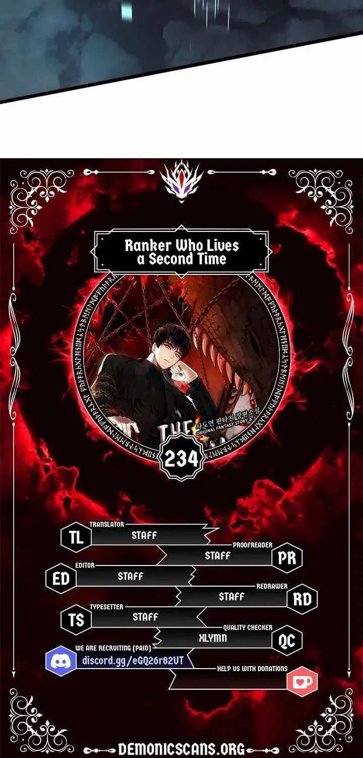 Read Ranker Who Lives A Second Time EN Manga Online