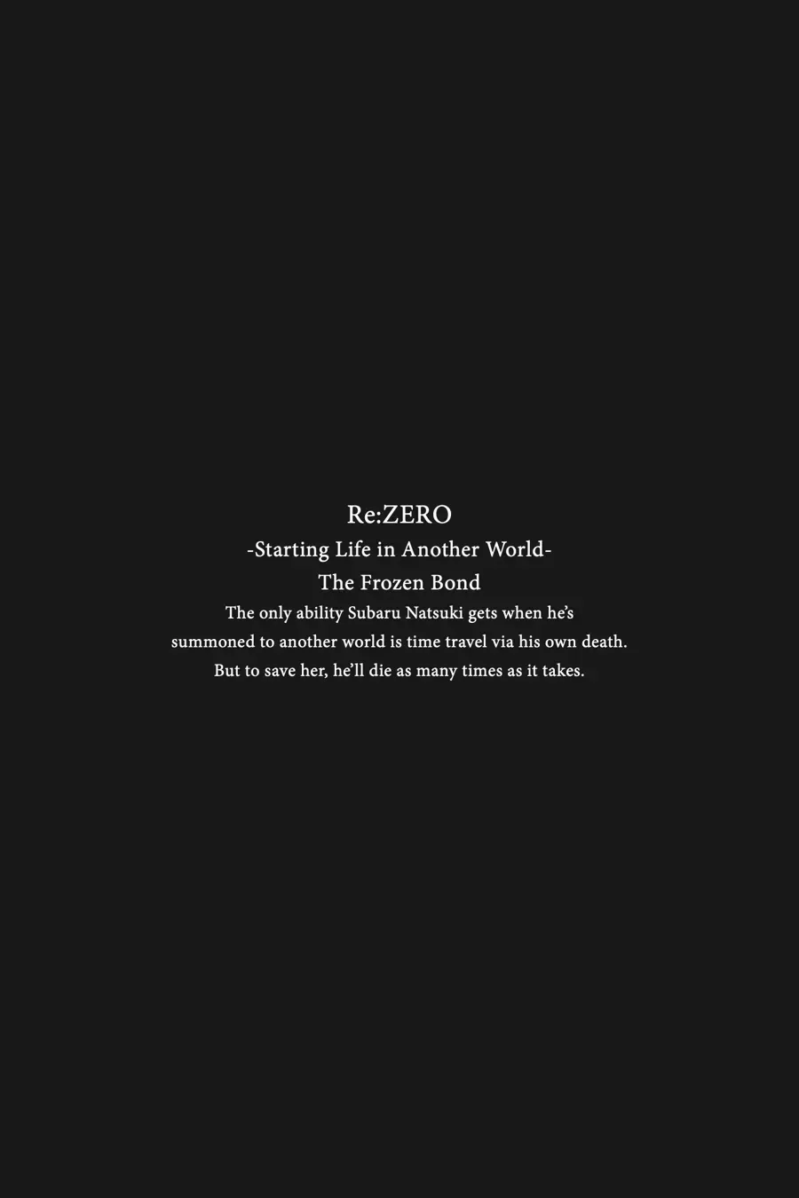 Read Re Zero kara Hajimeru Isekai Seikatsu Hyouketsu no Kizuna EN Manga Online