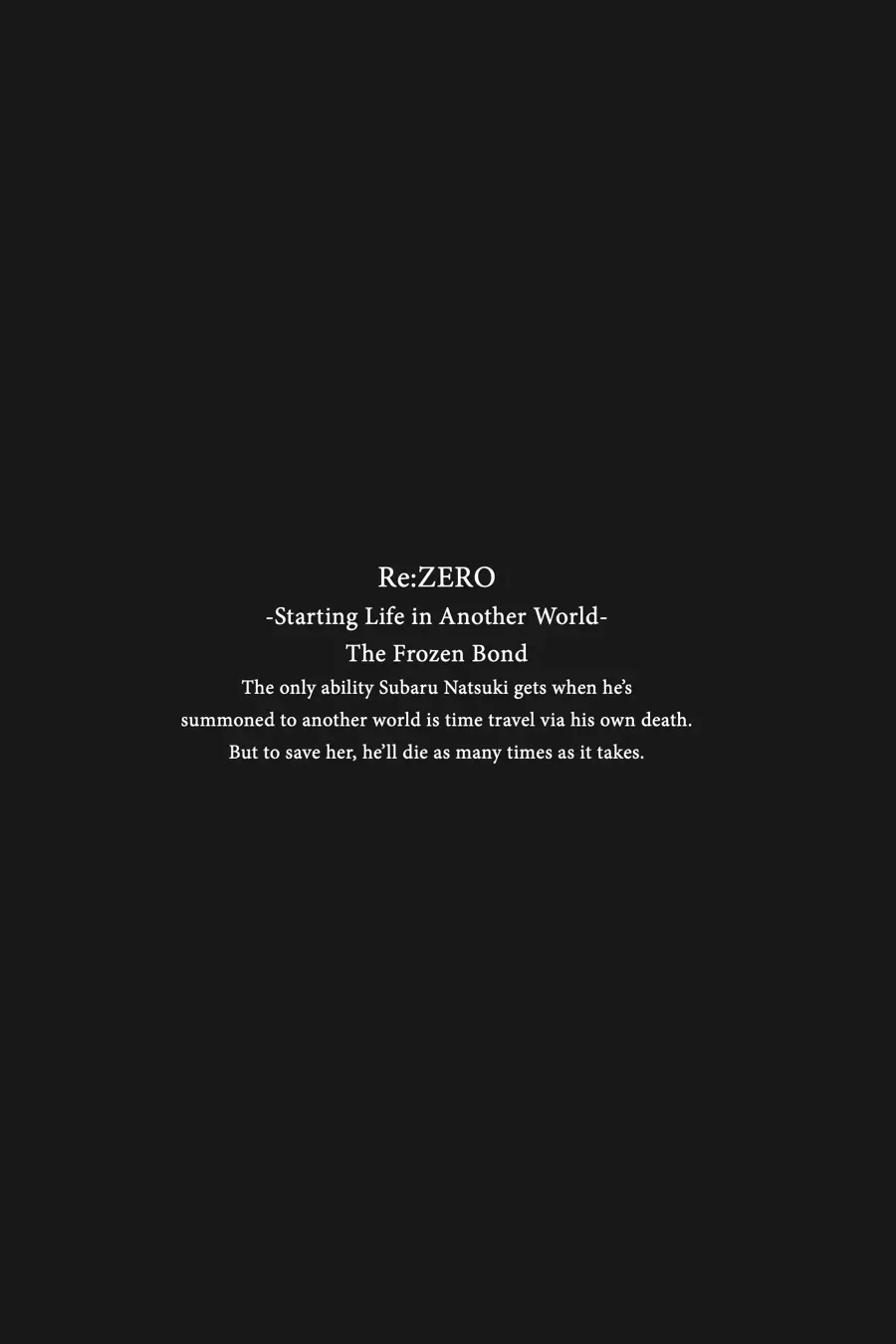 Read Re Zero kara Hajimeru Isekai Seikatsu Hyouketsu no Kizuna EN Manga Online