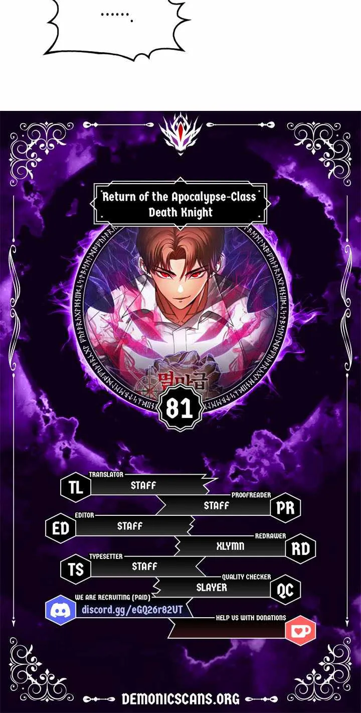Read Return of the Apocalypse Class Death Knight EN Manga Online