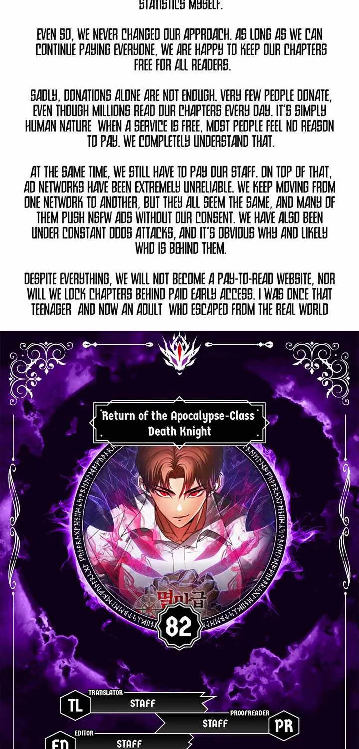 Read Return of the Apocalypse Class Death Knight EN Manga Online