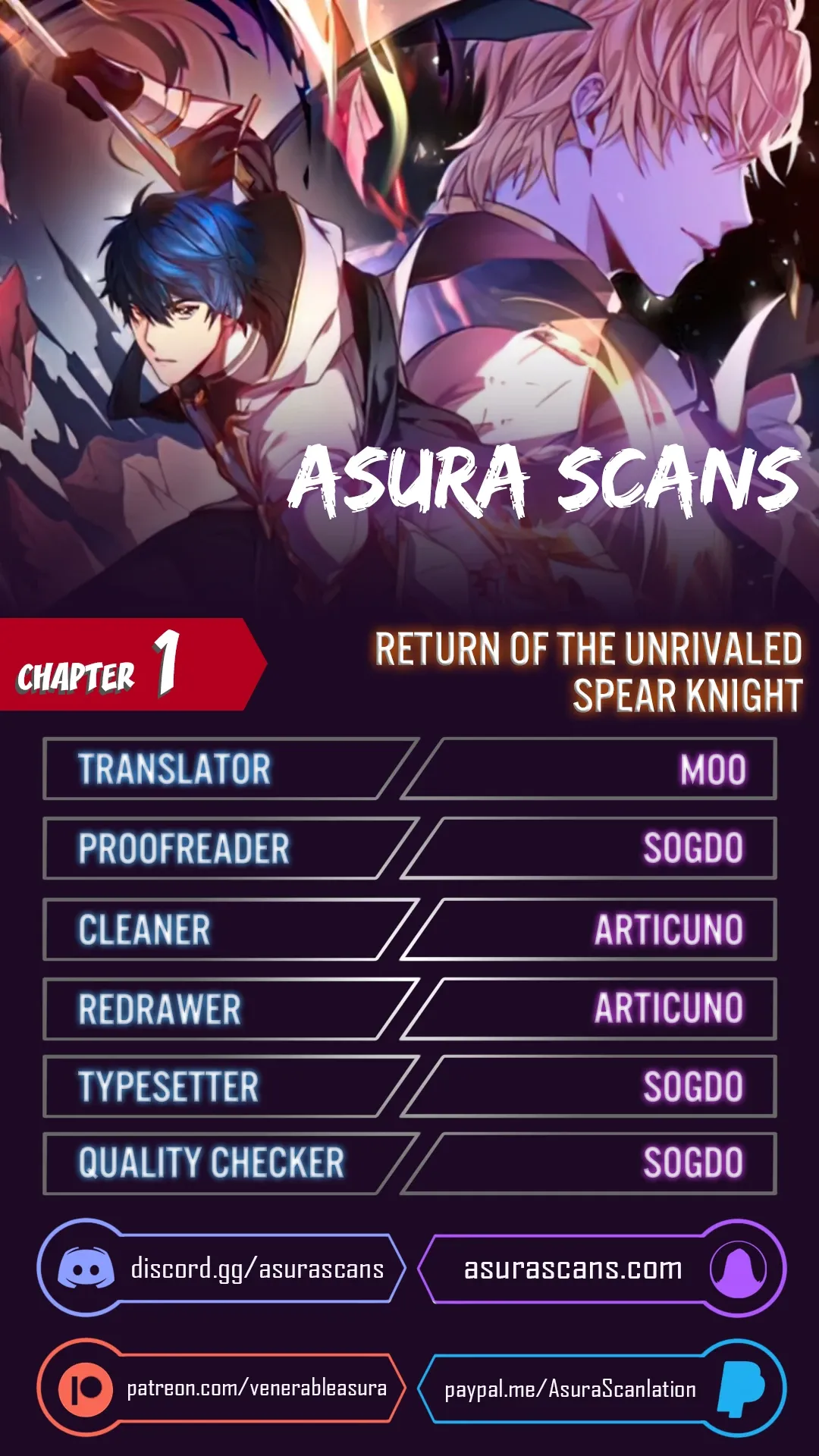 Read Return of the Legendary Spear Knight EN Manga Online