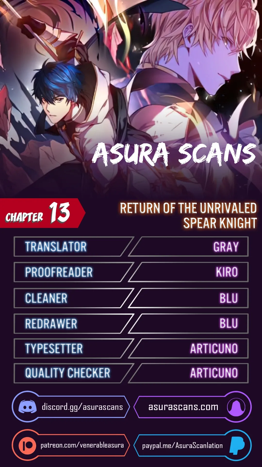Read Return of the Legendary Spear Knight EN Manga Online