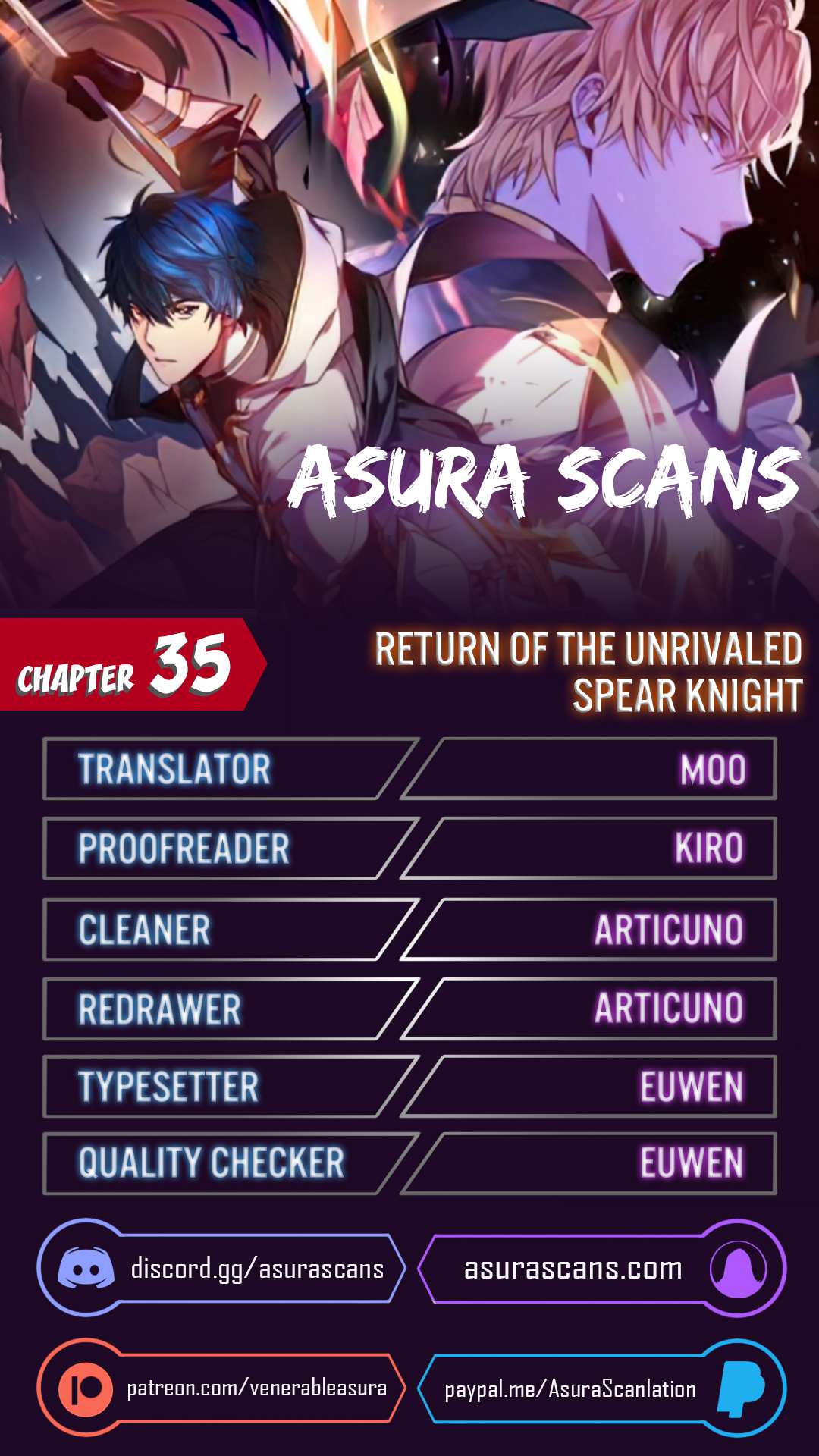 Read Return of the Legendary Spear Knight EN Manga Online