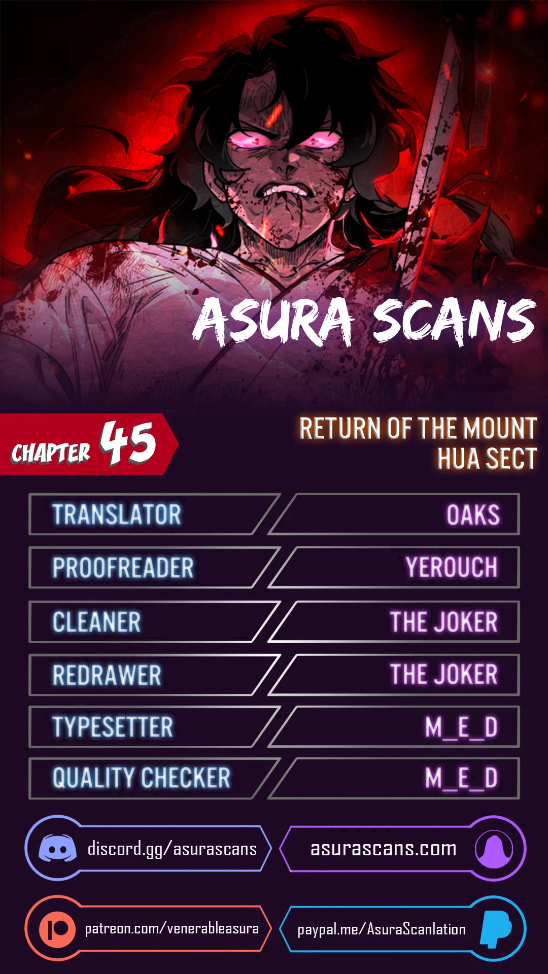 Read Return of the Mount Hua Sect EN Manga Online
