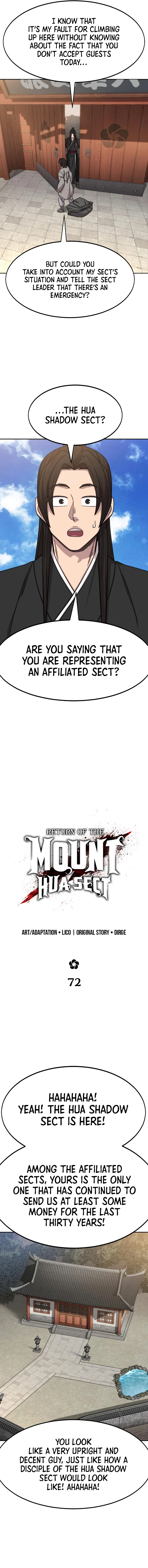 Read Return of the Mount Hua Sect EN Manga Online