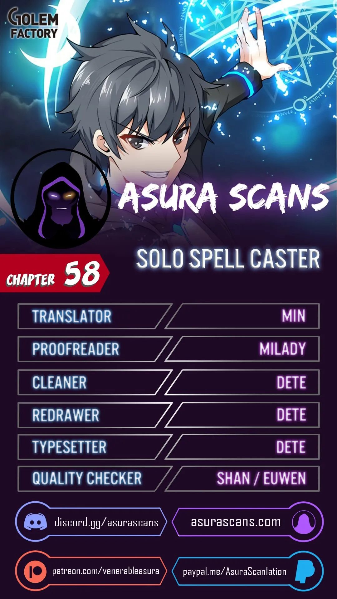 Read Solo Spell Caster EN Manga Online