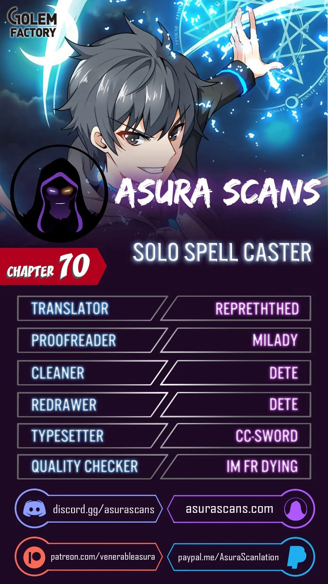 Read Solo Spell Caster EN Manga Online