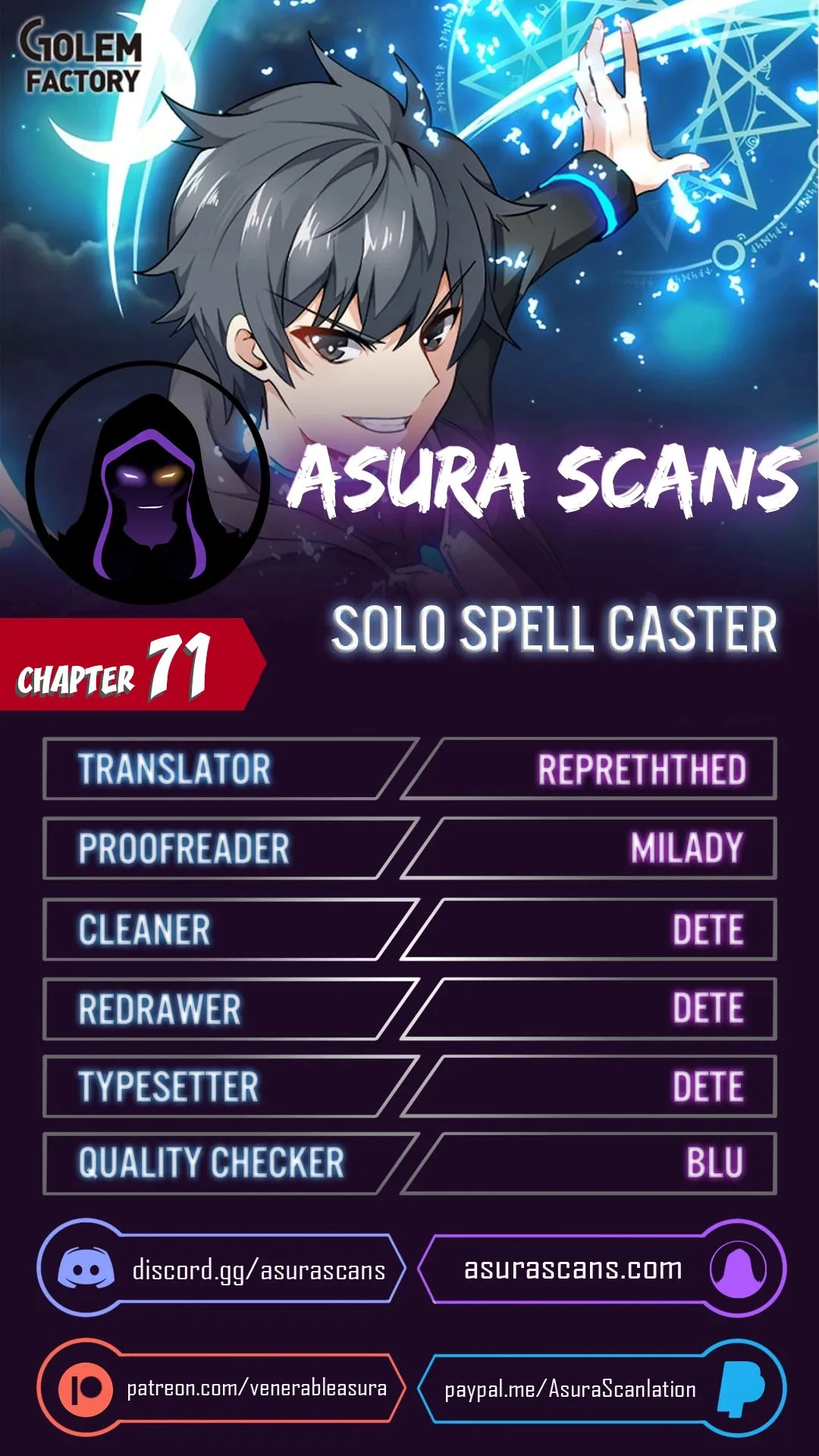 Read Solo Spell Caster EN Manga Online