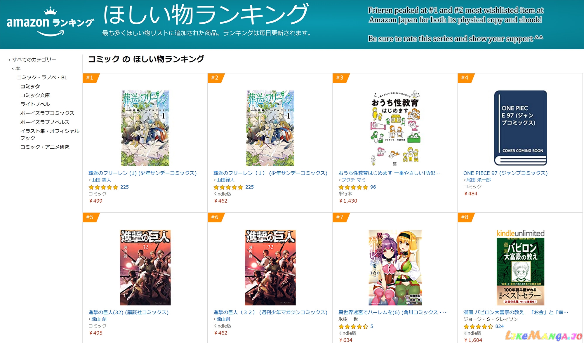Read Sousou No Frieren EN Manga Online
