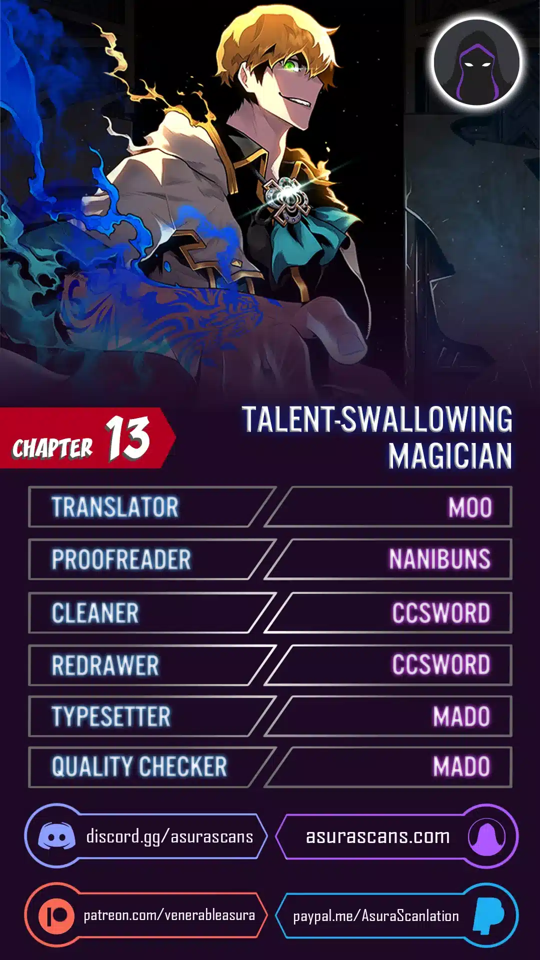 Read Talent Swallowing Magician EN Manga Online