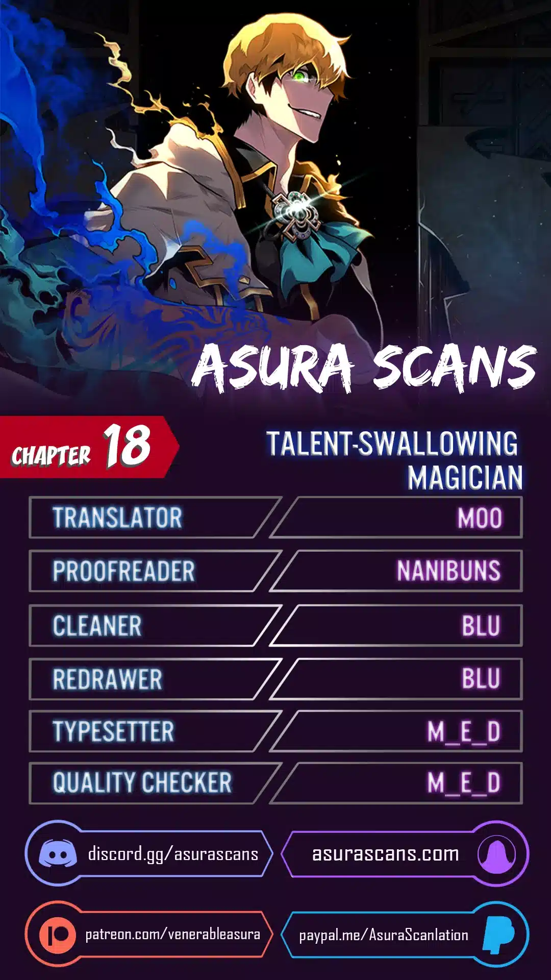 Read Talent Swallowing Magician EN Manga Online