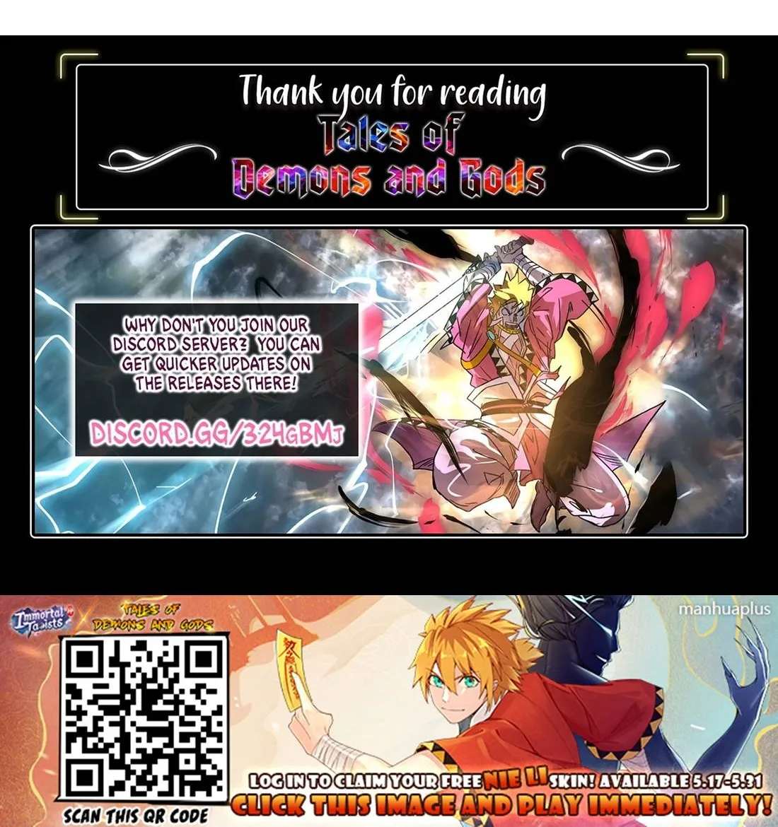 Read Tales Of Demons And Gods EN Manga Online