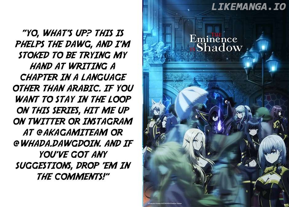 Read The Eminence in Shadow EN Manga Online