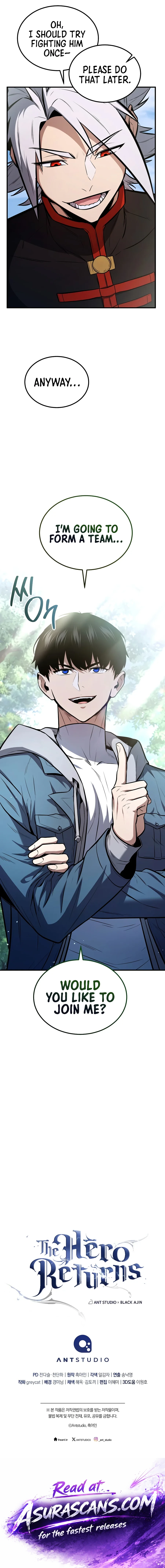 Read The Hero Returns EN Manga Online