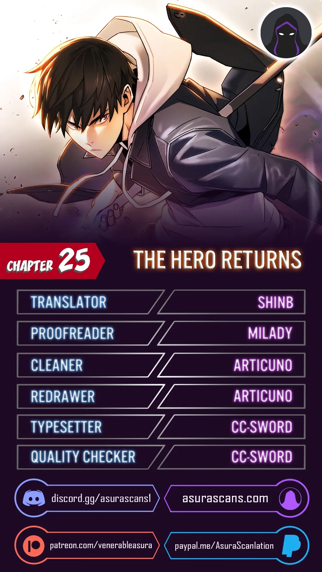 Read The Hero Returns EN Manga Online