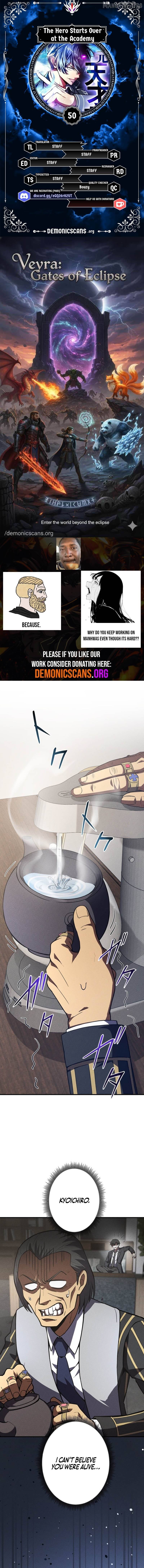 Read The Hero Starts Over at the Academy EN Manga Online