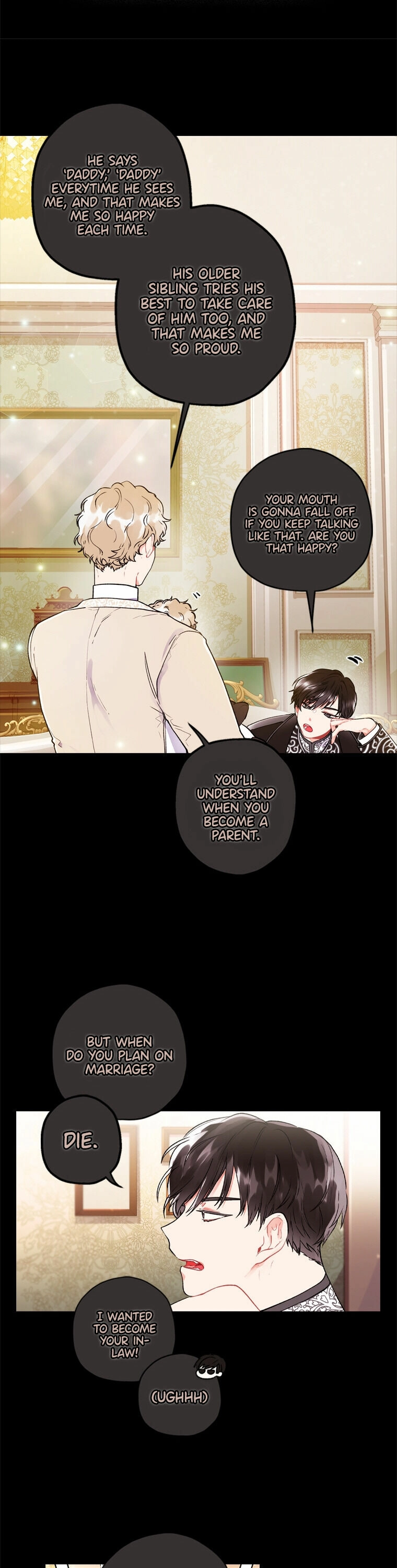 Read The Male Lead's Little Lion Daughter EN Manga Online