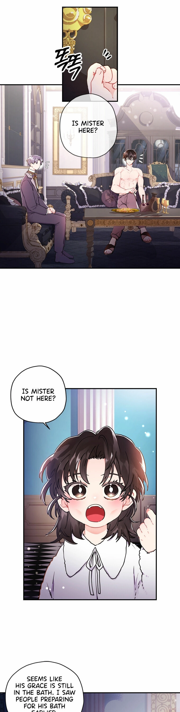 Read The Male Lead's Little Lion Daughter EN Manga Online