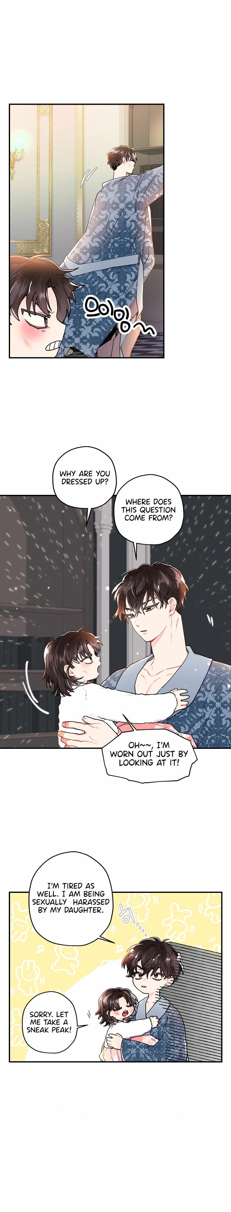 Read The Male Lead's Little Lion Daughter EN Manga Online